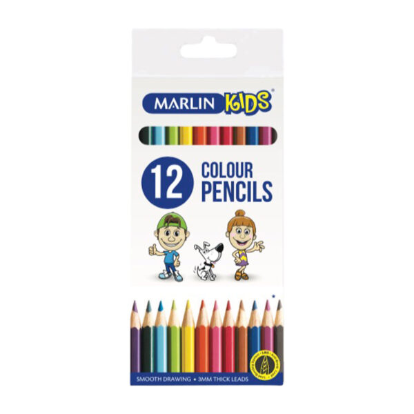 Marlin Kids colour pencils 12