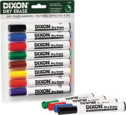 Dry Erase Markers - 8 Pack